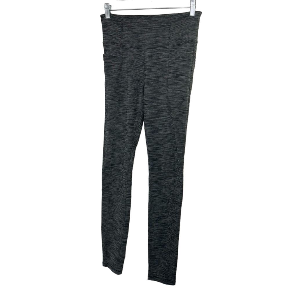 Athleta Metro Leggings Space Dye Gray Women's Size XS